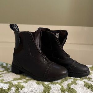 Stylish Brown Kids  equestrian riding boots paddock boots